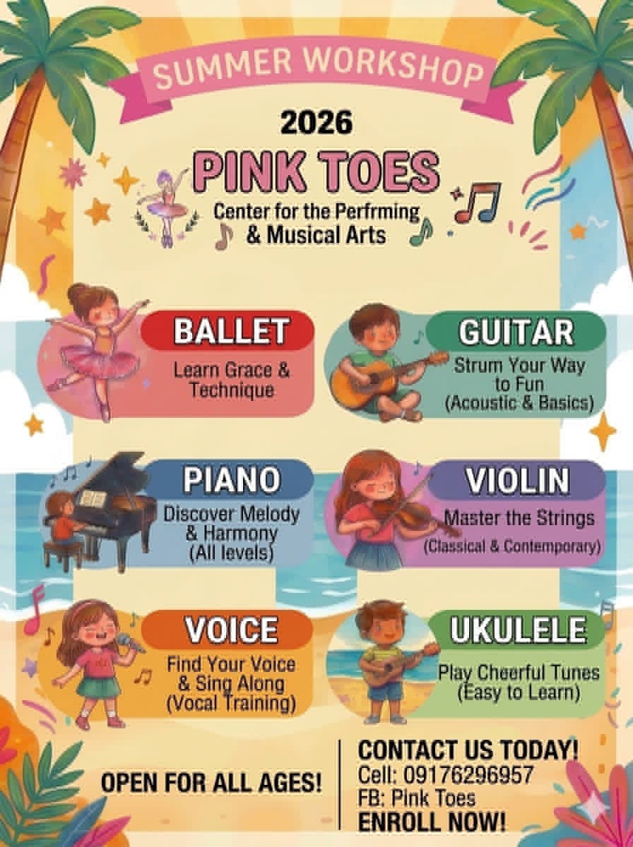 Pink Toes Summer Workshop 2026 poster